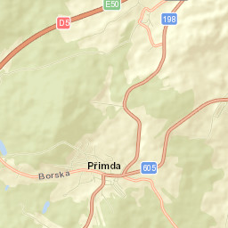 Přimda Street Map