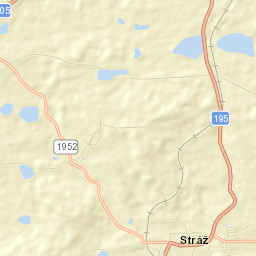 Stráž Street Map