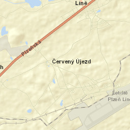 Líně Street Map