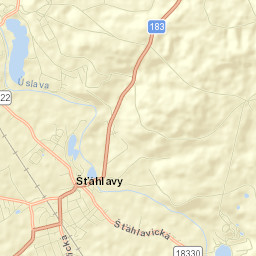 Šťáhlavy Street Map