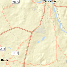 Ledeč nad Sázavou Street Map