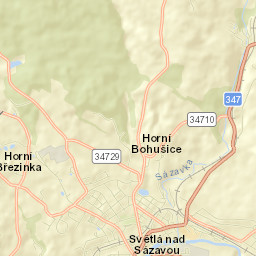 Světlá nad Sázavou Street Map