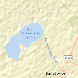 Bartošovice Street Map