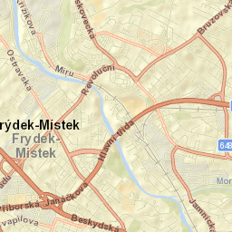 Frýdek-Místek Street Map