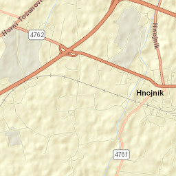 Hnojník Street Map