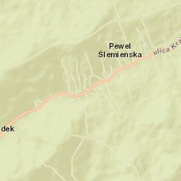 Pewel Ślemieńska Street Map