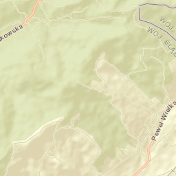 Pewel Wielka Street Map