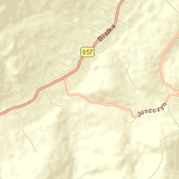 Białka Street Map