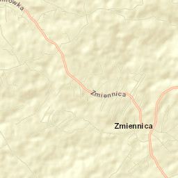 Zmiennica Street Map