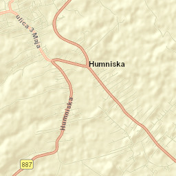 Humniska Street Map