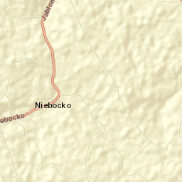 Jabłonka Street Map