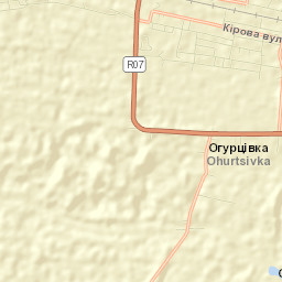 Shevchenkove Street Map