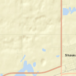 Shaunavon Street Map