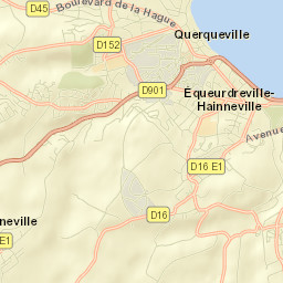 Querqueville Street Map