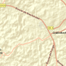 Gaillefontaine Street Map