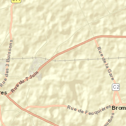 Feuquières Street Map