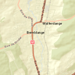 Béreldange Street Map
