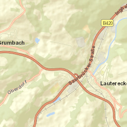 Lauterecken Street Map