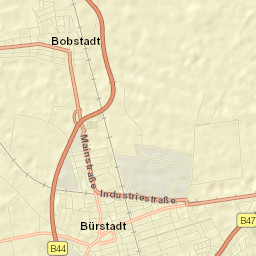 Bürstadt Street Map