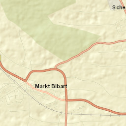 Markt Bibart Street Map