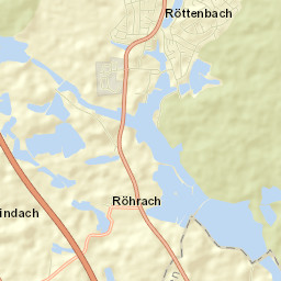 Röttenbach Street Map