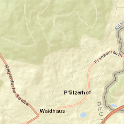 Waidhaus Street Map