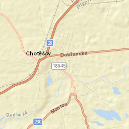 Chotěšov Street Map