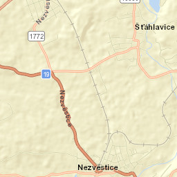 Nezvěstice Street Map