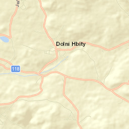 Okres Příbram Street Map