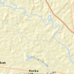 Horka nad Moravou Street Map