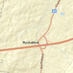 Fryčovice Street Map