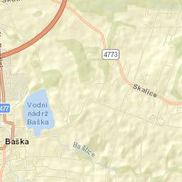 Baška Street Map