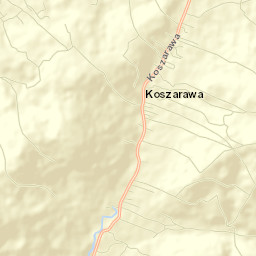 Koszarawa Street Map