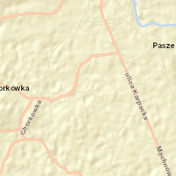 Chorkówka Street Map