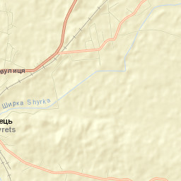 Shchyrets Street Map