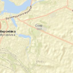 Myronivka Street Map