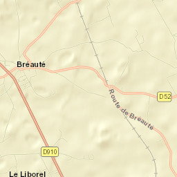 Bréauté Street Map