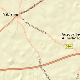 Yébleron Street Map