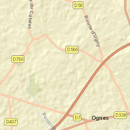 Ognes Street Map