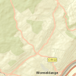 Wormeldange Street Map