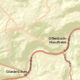 Offenbach-Hundheim Street Map