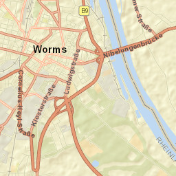 Worms Street Map