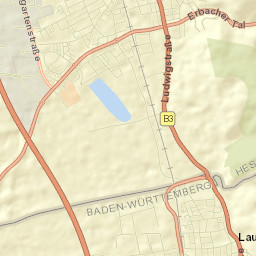 Laudenbach Street Map