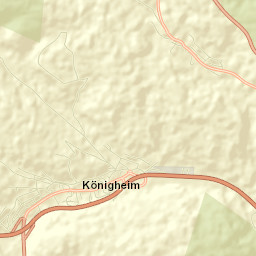 Königheim Street Map
