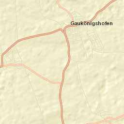 Gaukönigshofen Street Map