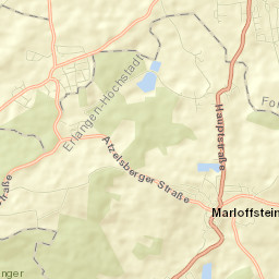 Marloffstein Street Map