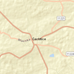 Čechtice Street Map