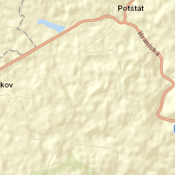 Potštát Street Map
