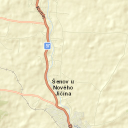 Kunín Street Map