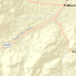 Palkovice Street Map